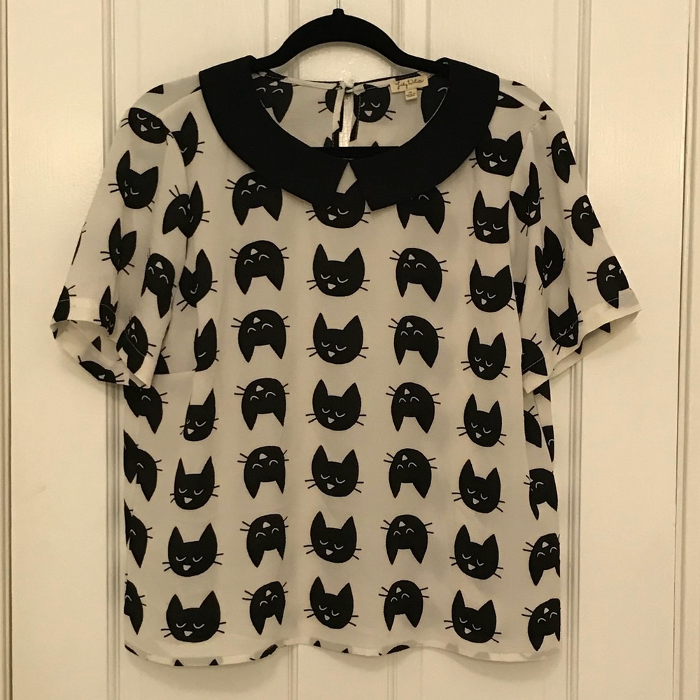 Kitty collared shirt